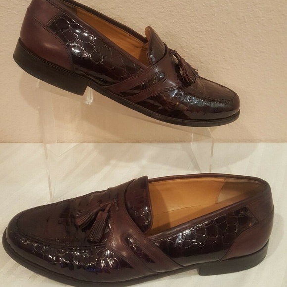 johnston murphy alligator shoes